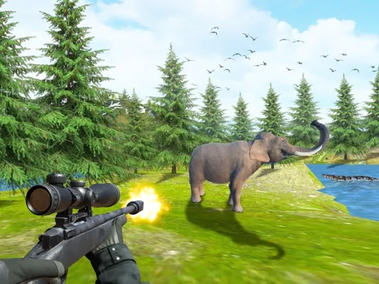 Ảnh chụp màn hình của JungleMarksman: Animal Hunting iPad 