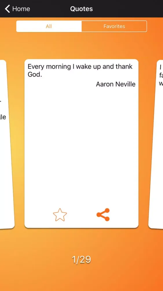 Tangkapan skrin Quote Me - Aaron Neville : With Daily Quotes