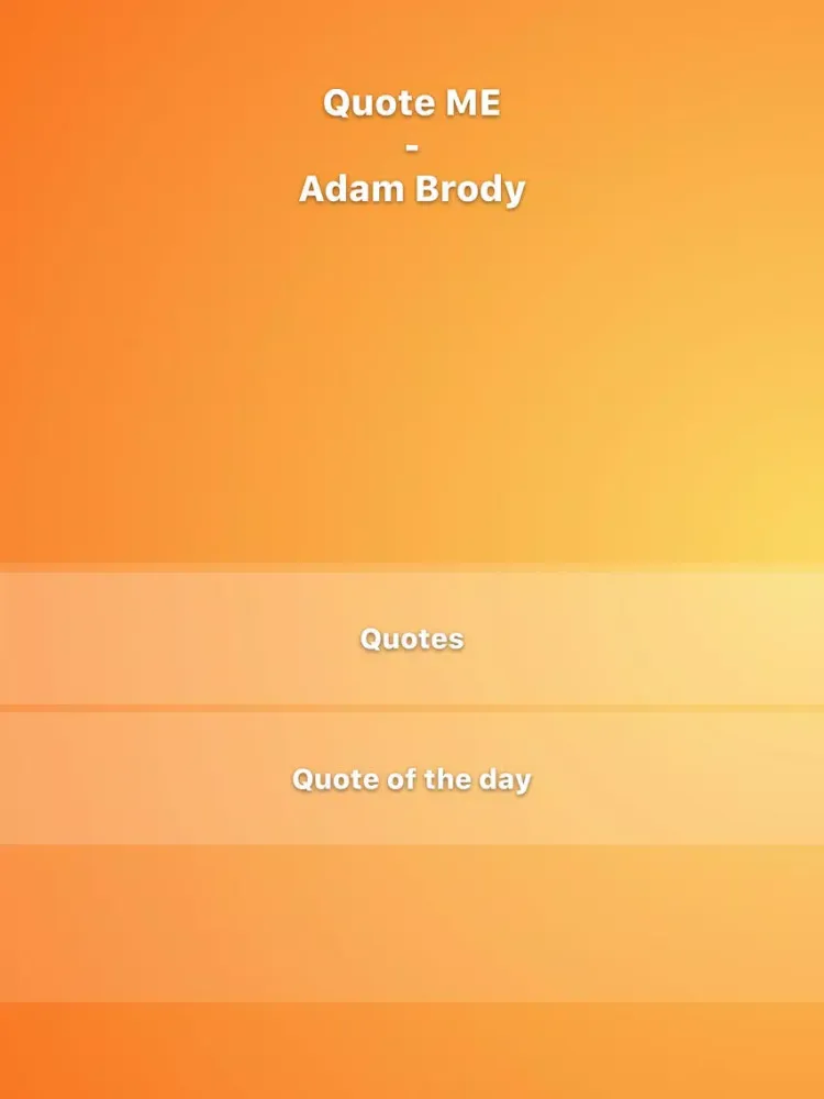 Tangkapan skrin Daily Quotes - Adam Brody Version iPad 