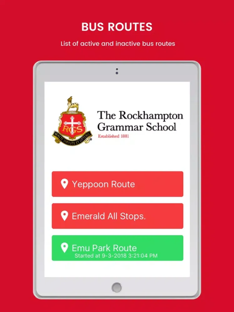Скриншоты Rockhampton Grammar School iPad 