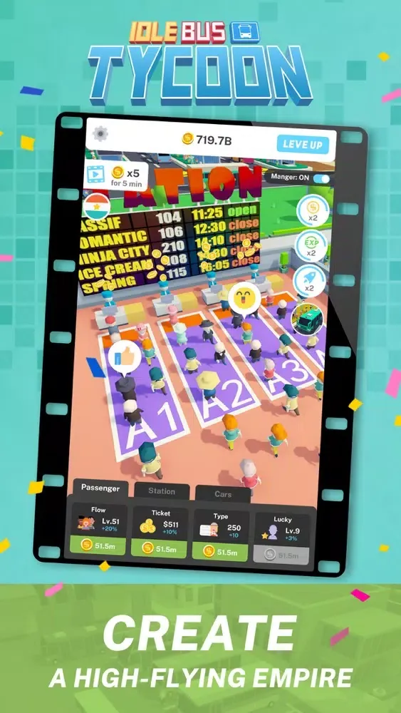 Screenshot di Idle Bus Tycoon