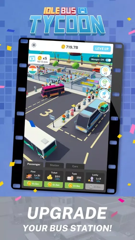 Screenshot di Idle Bus Tycoon