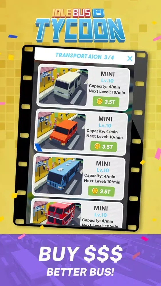 Screenshot di Idle Bus Tycoon