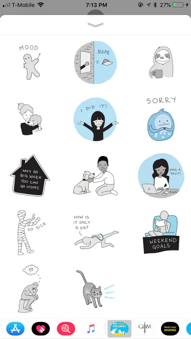 No Hard Feelings Sticker Pack Ekran Görüntüleri