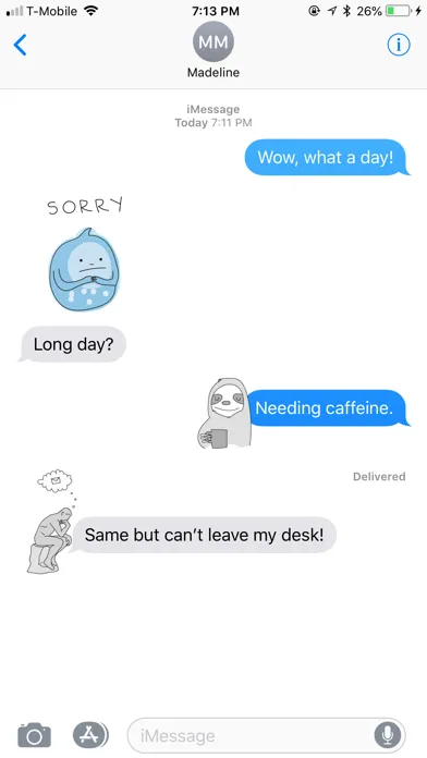 No Hard Feelings Sticker Pack Ekran Görüntüleri