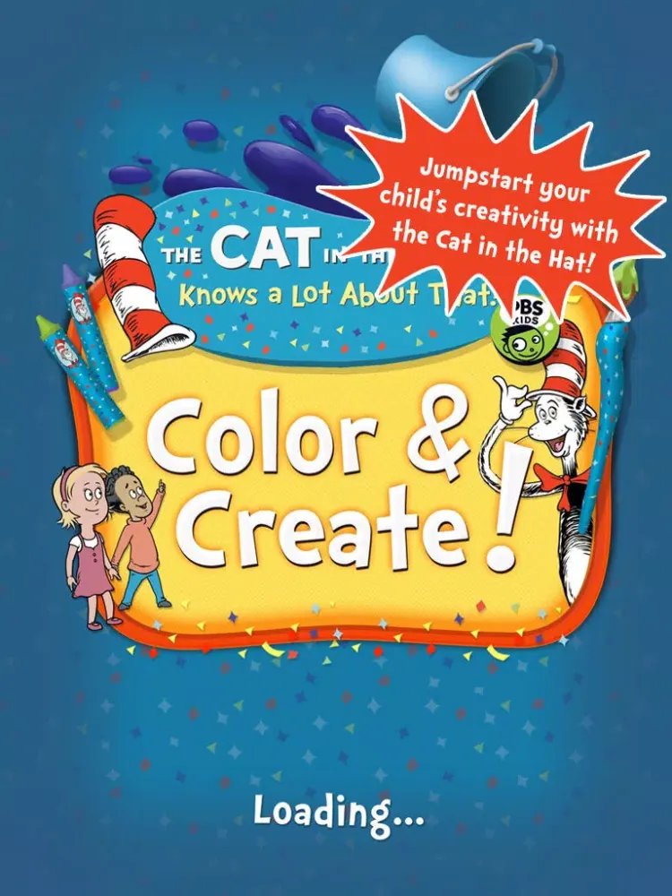 Dr. Seuss's The Cat in the Hat Color & Create! iPad  سکرین شاٹس