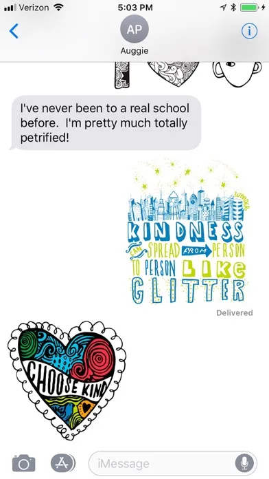 Captures d'écran de Wonder Stickers