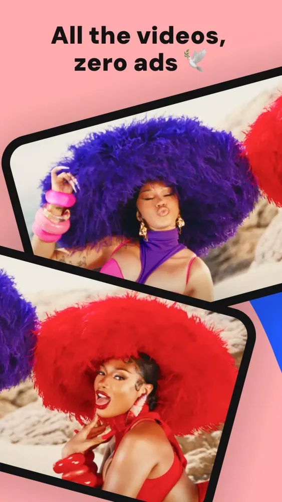 ภาพหน้าจอของ Napster Music
