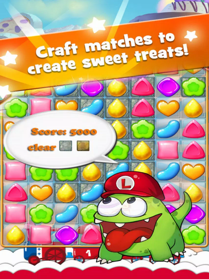 Tangkapan layar Pastry Candy Star - Cake Smasher iPad 