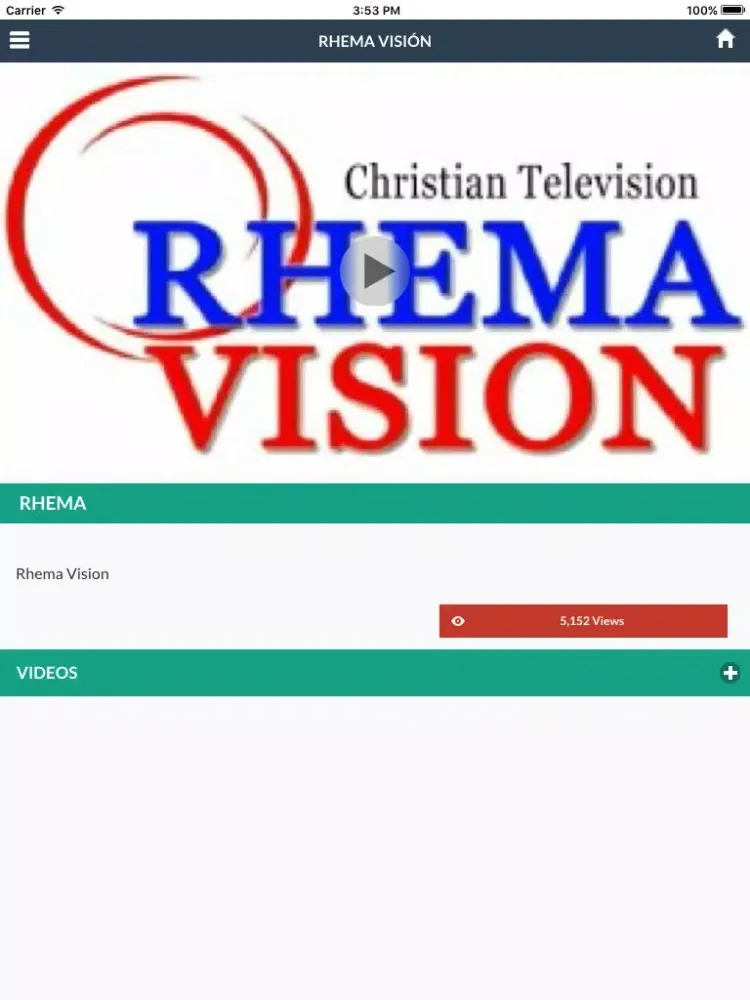 Rhema Visión iPad  Screenshots