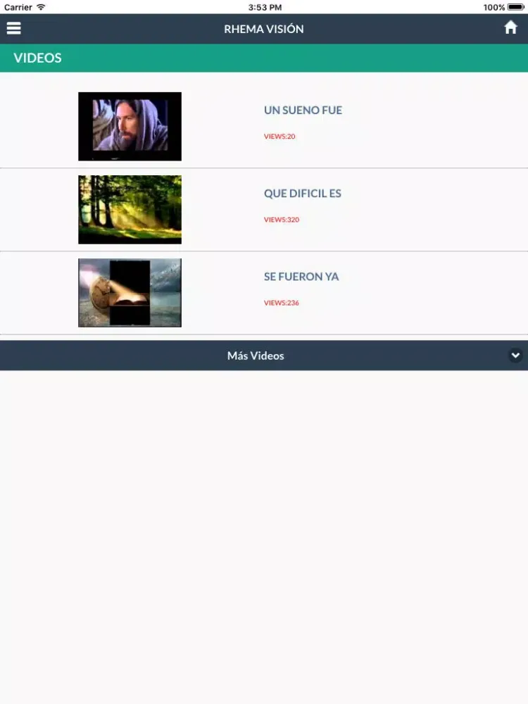 Rhema Visión iPad  Screenshots