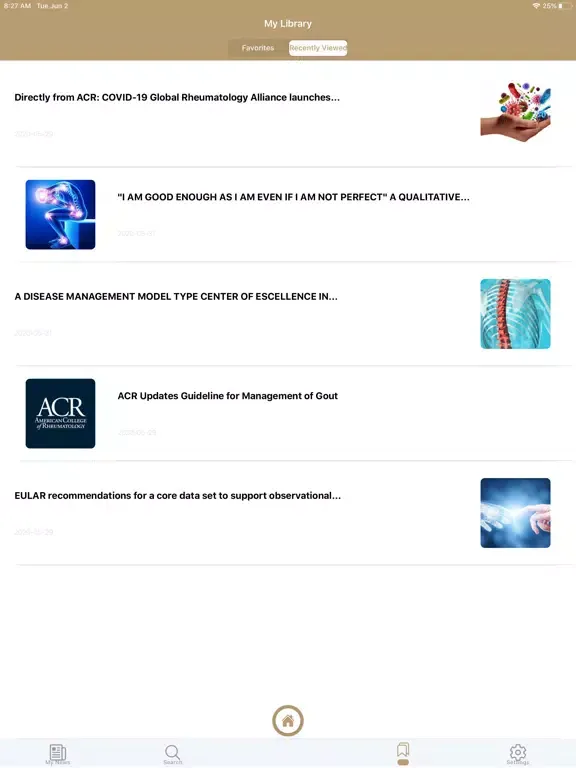 A&MRT iPad  Screenshots