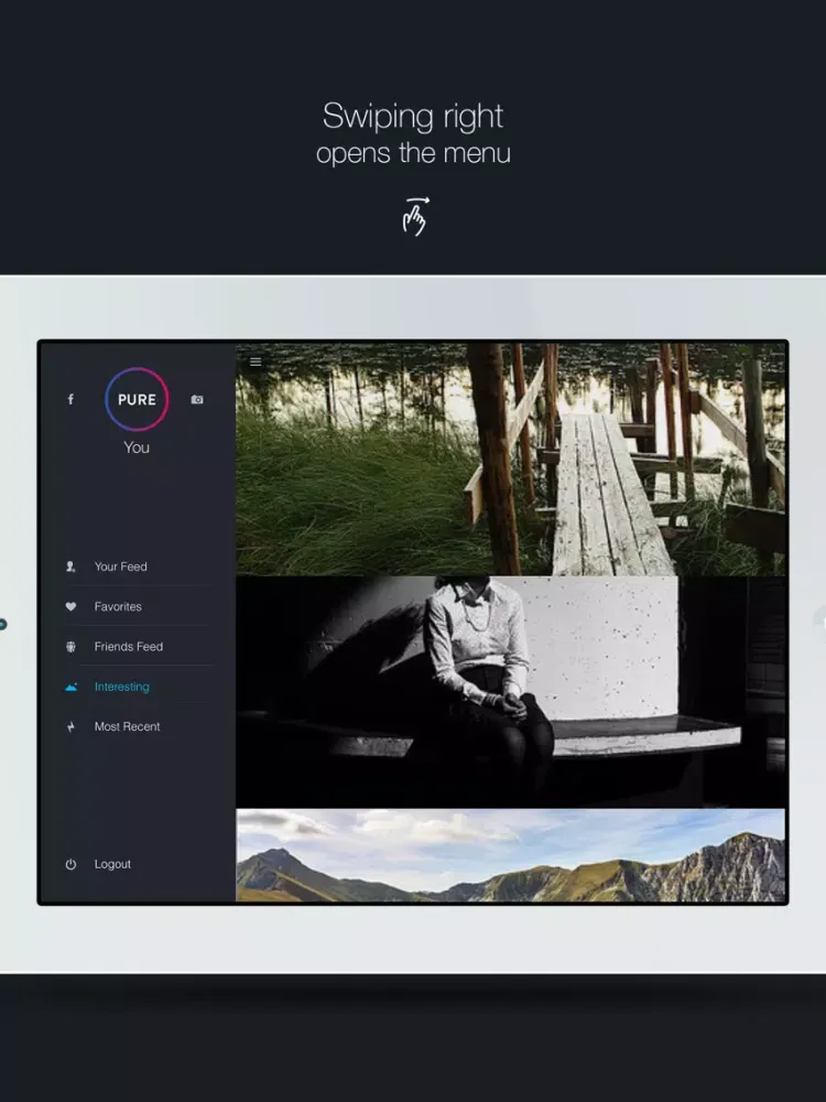 Pure Flickr - Browse, edit, upload, comment, share, favorite and view your Flickr photos in a pure and simple app iPad Screenshots