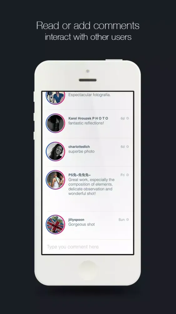 Pure Flickr - Browse, edit, upload, comment, share, favorite and view your Flickr photos in a pure and simple app Screenshots
