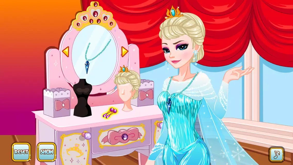 Скриншоты Snow Queen Dress Up