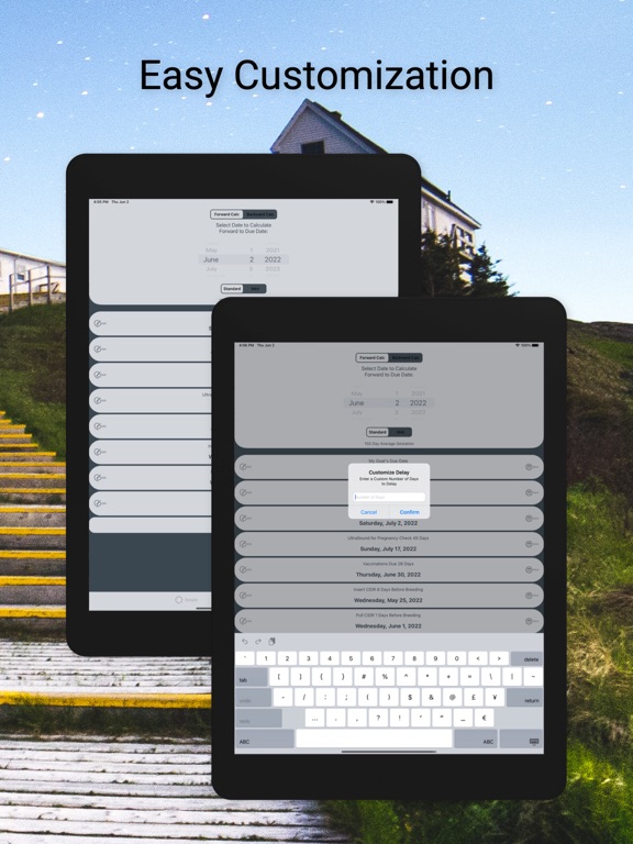 Capturas de pantalla de Goat Due Date Calculator iPad 
