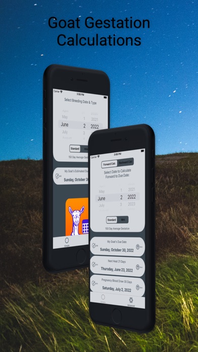 Capturas de pantalla de Goat Due Date Calculator