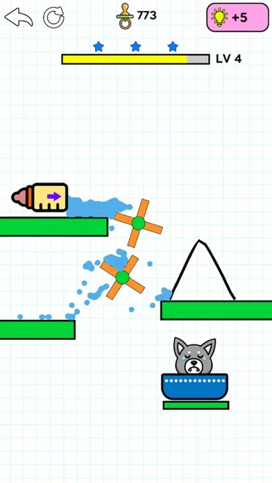 ภาพหน้าจอของ Happy Corgi - Draw a Line