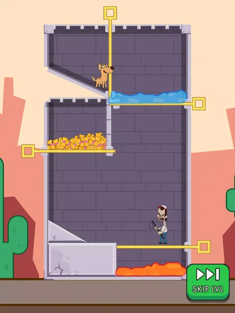 Puppy Rescue: Pull her out! iPad  스크린샷