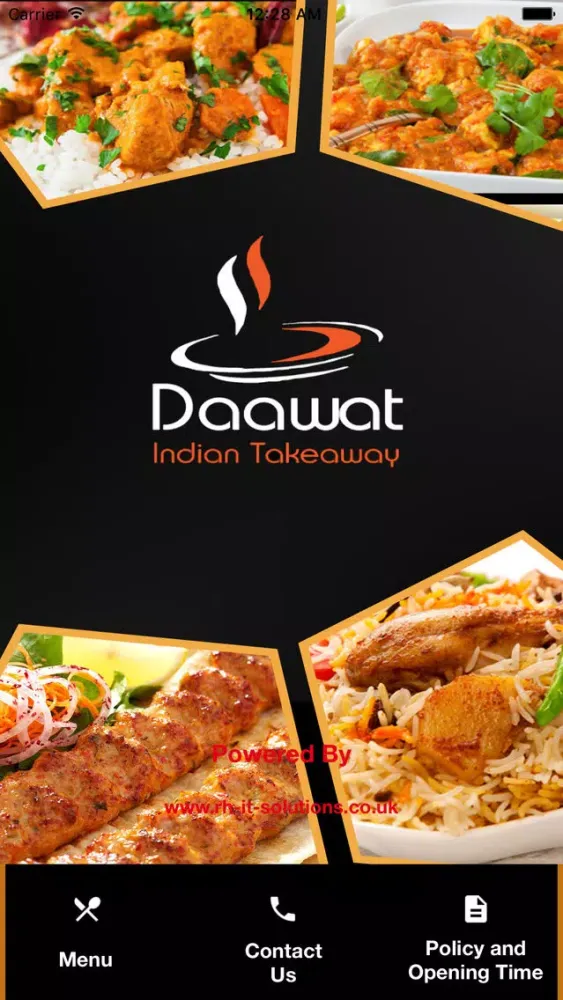 ภาพหน้าจอของ Daawat Takeaway