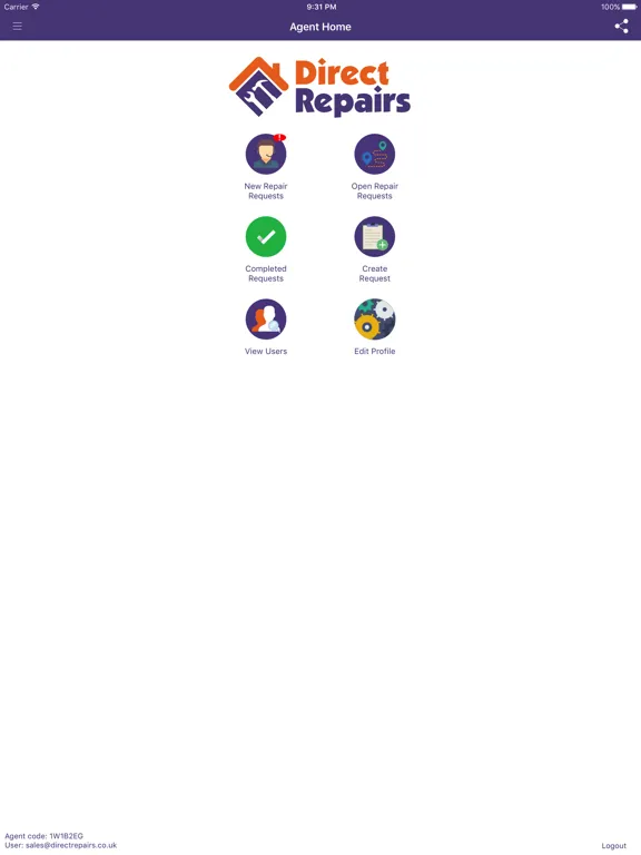 Direct Repairs iPad  स्क्रीनशॉट