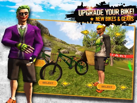 OffRoad Mountain Bike iPad  Screenshots