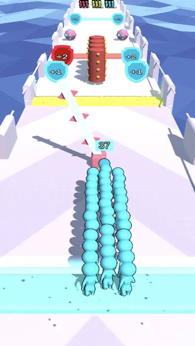 Capturas de tela do Count Crowd Pusher