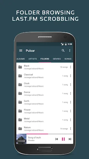 Pulsar Music Player স্ক্রিনশট