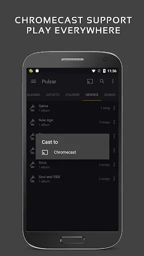 Pulsar Music Player স্ক্রিনশট