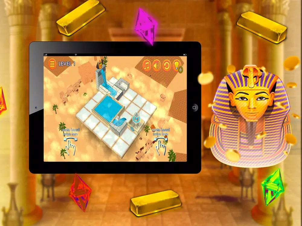Book Of Sun Pyramids: Oasis 3D iPad  스크린샷