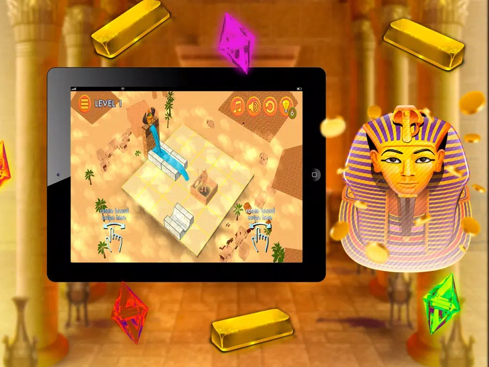 Book Of Sun Pyramids: Oasis 3D iPad  스크린샷