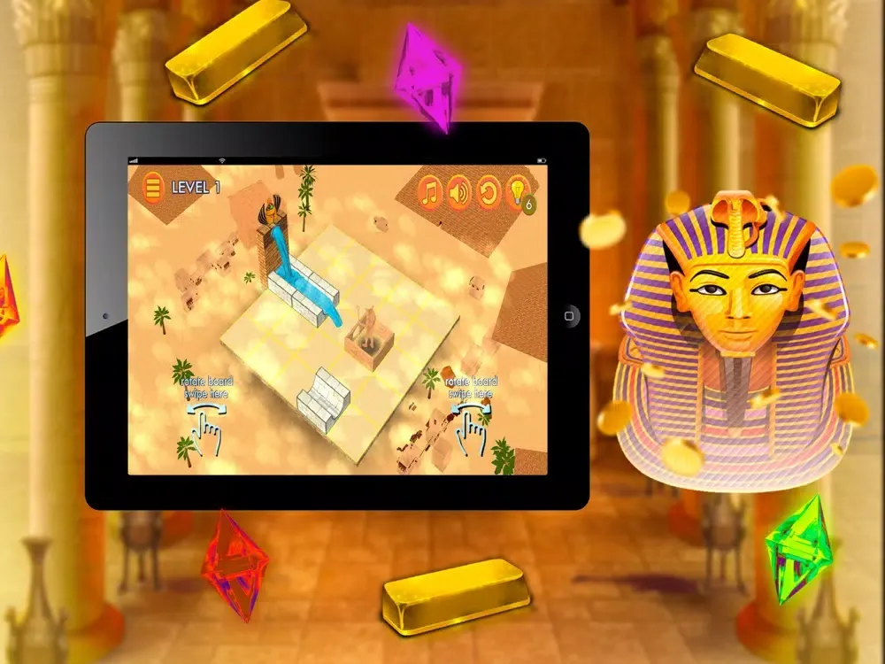 Book Of Sun Pyramids: Oasis 3D iPad  स्क्रीनशॉट