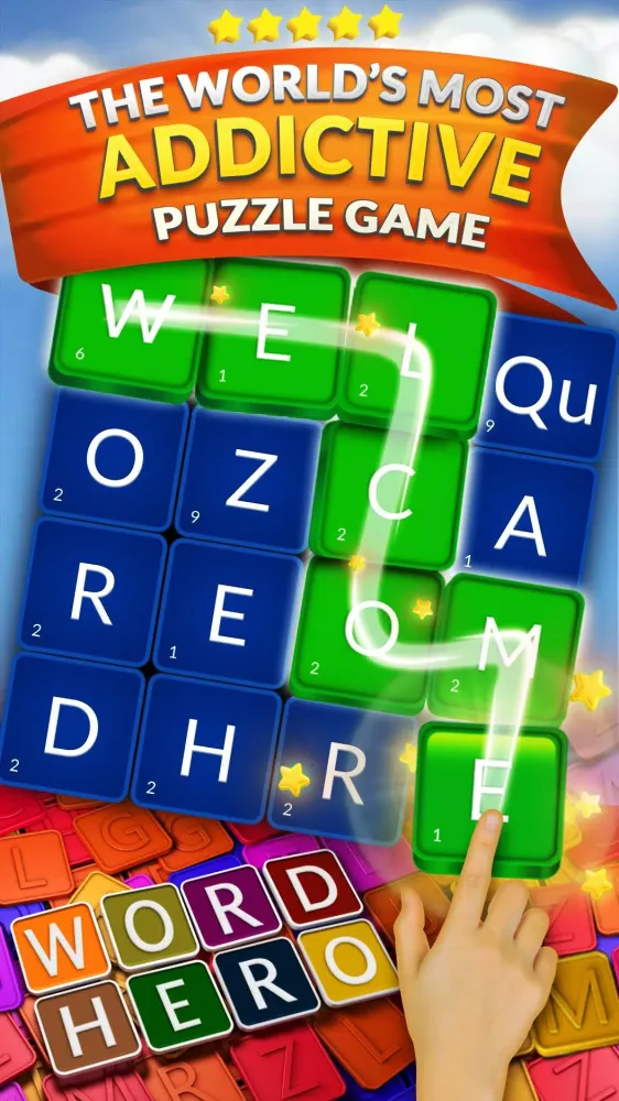 WordHero : word finding game स्क्रीनशॉट