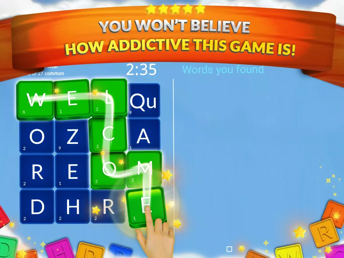 WordHero : word finding game स्क्रीनशॉट