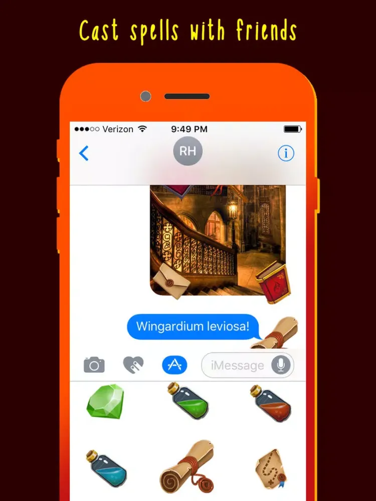 Zrzuty ekranu School of Magic: Wizard Stickers iPad 