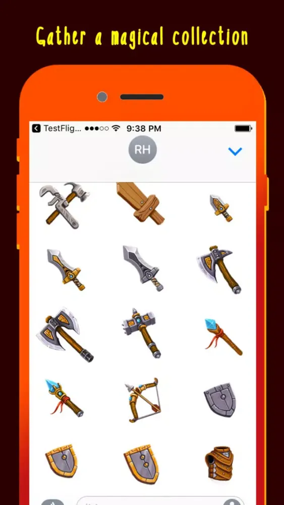 Zrzuty ekranu School of Magic: Wizard Stickers