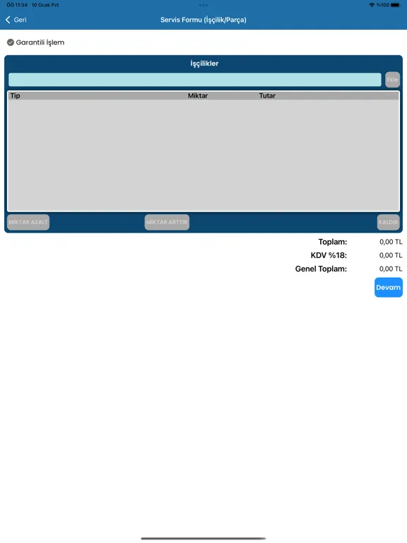 Zrzuty ekranu Plus Mobil Servis iPad 