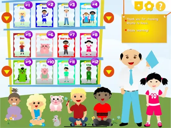 Captures d'écran de Rhyme to Read - Kids Reading iPad 