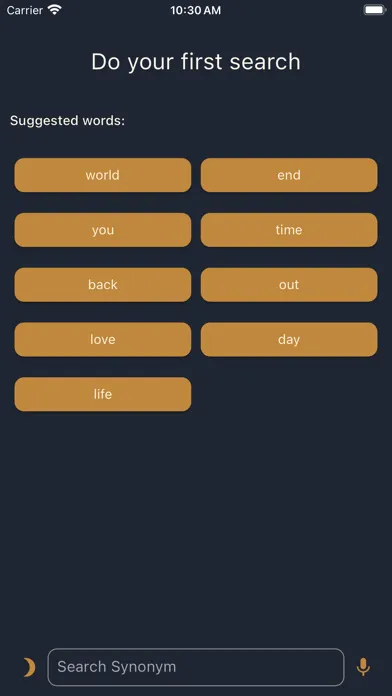 ภาพหน้าจอของ Synonyms English