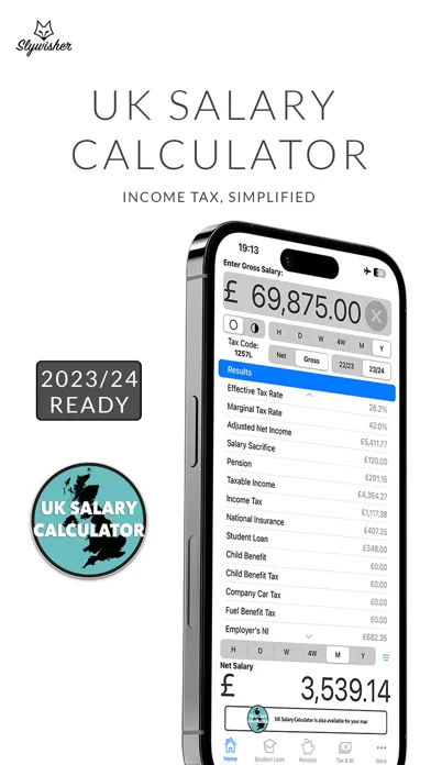 Screenshot di UK Salary Calculator 2024/25