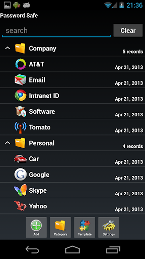 Password Safe Lite Screenshots1