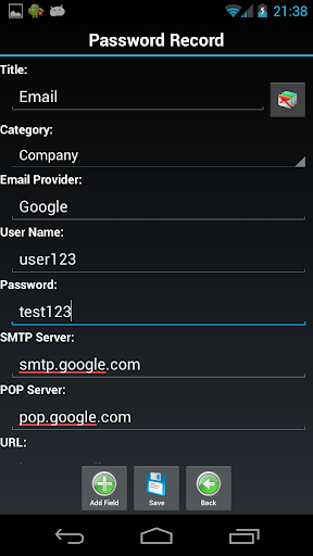 Password Safe Lite Screenshots2