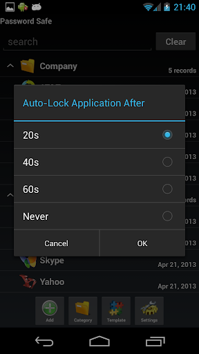 Password Safe Lite Screenshots8