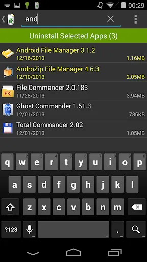 Скриншоты Uninstaller
