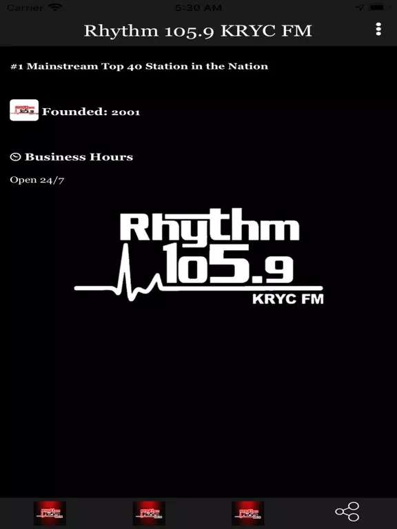 Screenshot di Rhythm 105.9 FM iPad 