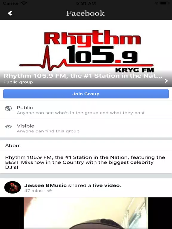 تصاویر Rhythm 105.9 FM iPad 