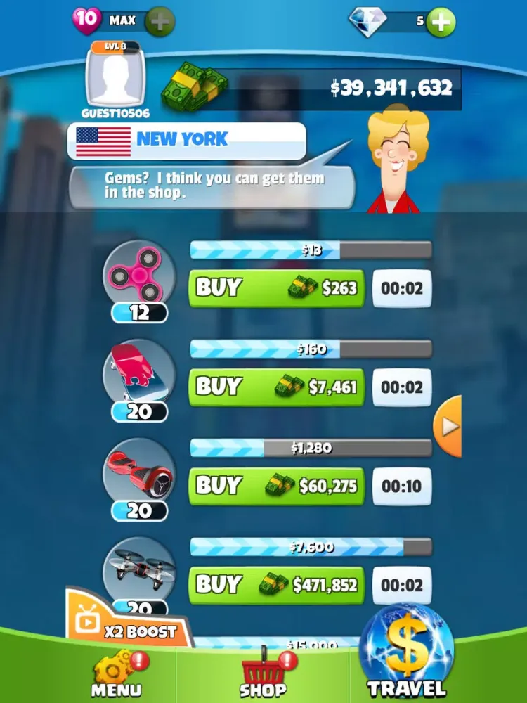 Trade Tycoon Billionaire iPad 应用截图