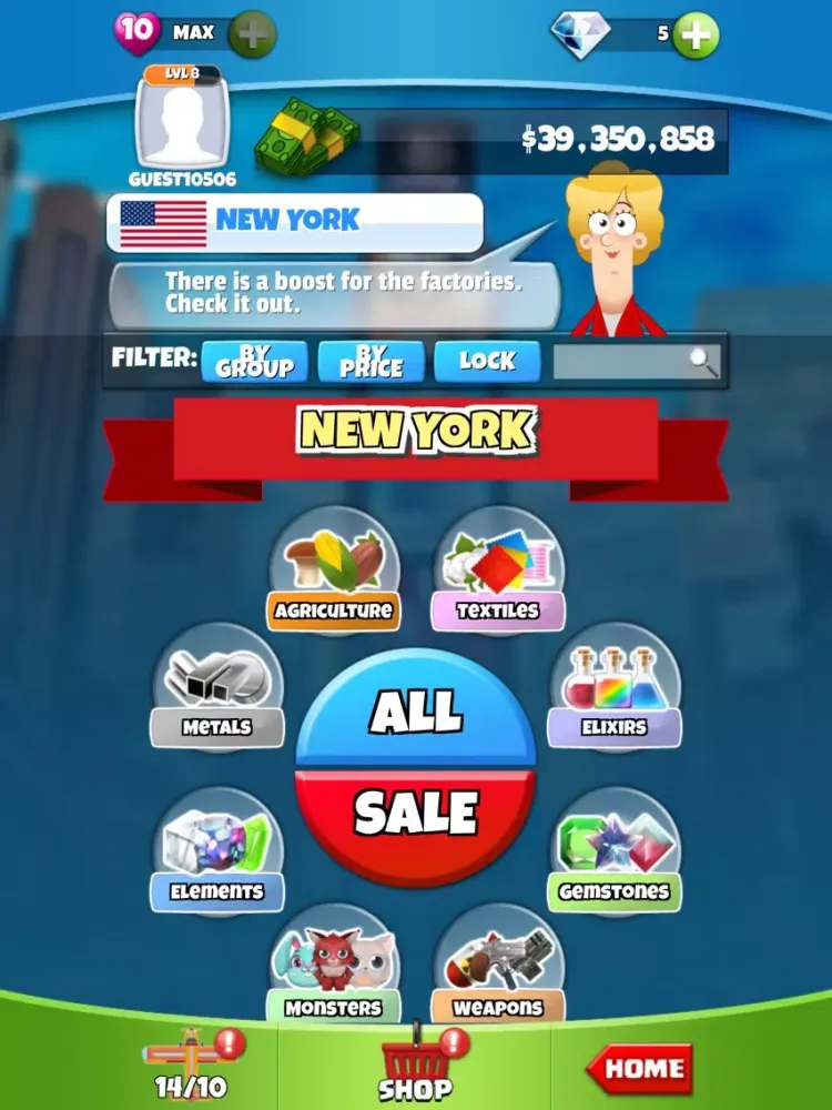 Trade Tycoon Billionaire iPad 应用截图