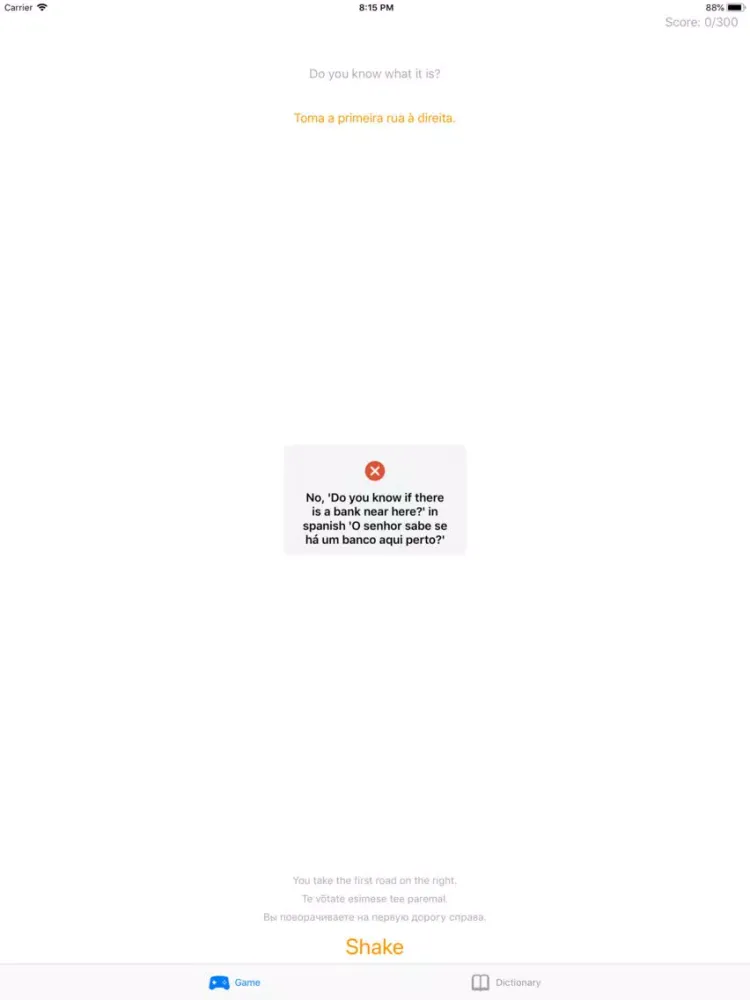Zrzuty ekranu POR Buddy iPad 
