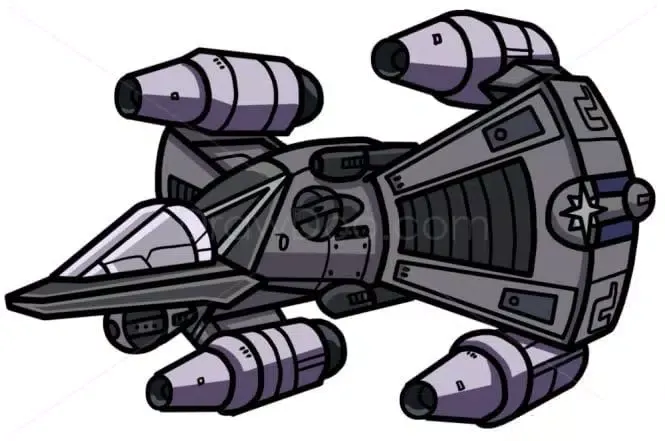 Spaceship: A Step by Step Draw Screenshots